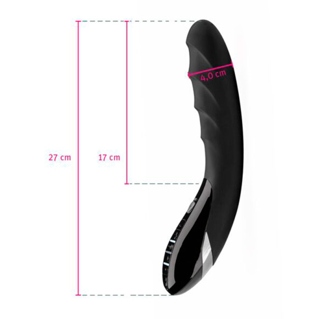 Вібратор з електростимуляцією Mystim Sizzling Simon eStim Black