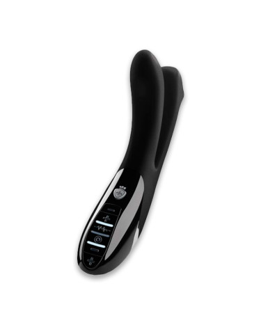 Вібратор подвійний з електростимуляцією Mystim Tingling Aparte eStim Black