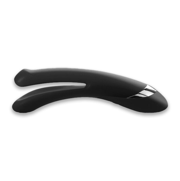 Вібратор подвійний з електростимуляцією Mystim Tingling Aparte eStim Black