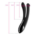 Вібратор подвійний з електростимуляцією Mystim Tingling Aparte eStim Black