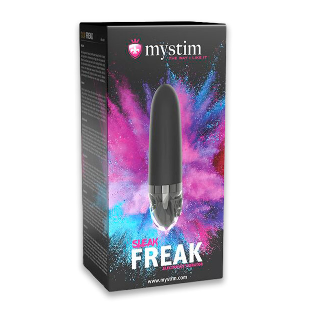 Вібратор з електростимуляцією Mystim Sleak Freak Black Edition