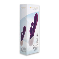 Вібратор-кролик S Pleasures Premium Corabi Rabbit Purple