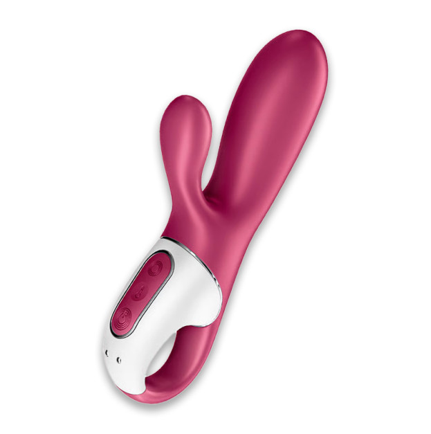 Смарт вібратор-кролик із підігрівом Satisfyer Hot Bunny Purple