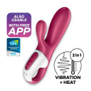 Смарт вібратор-кролик із підігрівом Satisfyer Hot Bunny Purple