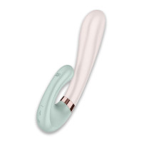 Смарт вібратор-кролик із підігрівом Satisfyer Heat Wave Mint