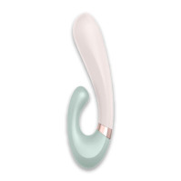 Смарт вібратор-кролик із підігрівом Satisfyer Heat Wave Mint