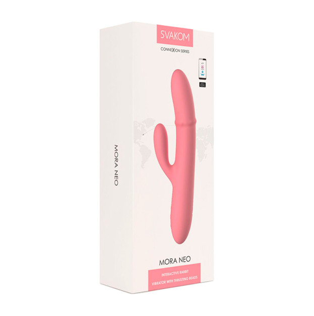 Смарт вібратор-кролик Svakom Mora Neo Pink