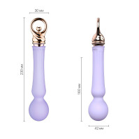 Вібратор з підігрівом Zalo Sweet Magic - Confidence Wand Fantasy Violet