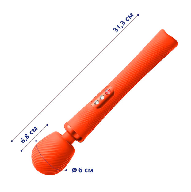 Вібратор Fun Factory VIM Vibrating Wand Sunrise Orange