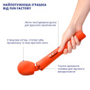 Вібратор Fun Factory VIM Vibrating Wand Sunrise Orange
