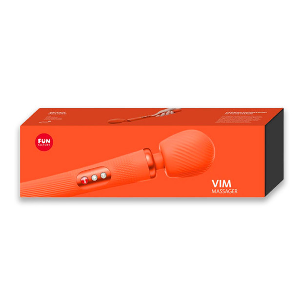 Вібратор Fun Factory VIM Vibrating Wand Sunrise Orange