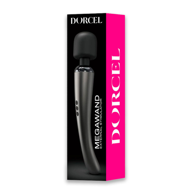 Вібратор Dorcel Megawand Chrome Silver