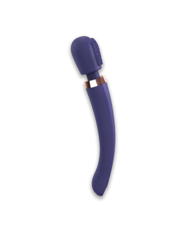 Вібратор з силіконовою щіточкою Love to Love Brush Crush – Midnight Indigo