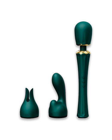 Вібратор Zalo Kyro Wand Turquoise Green