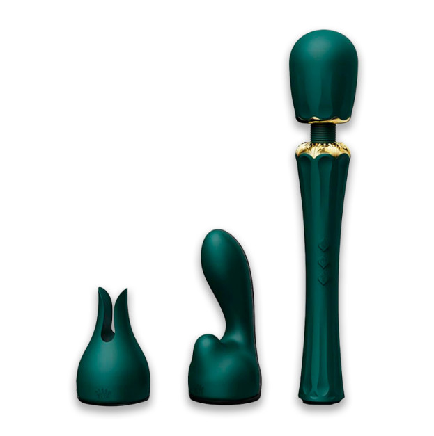 Вібратор Zalo Kyro Wand Turquoise Green
