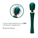 Вібратор Zalo Kyro Wand Turquoise Green