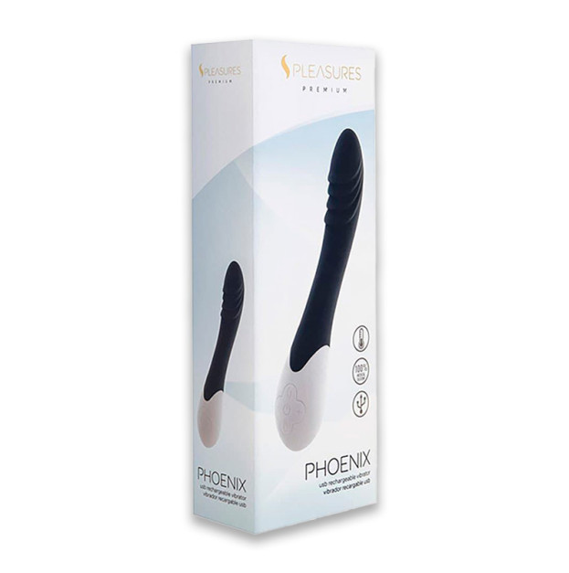 Вібратор для точки G S Pleasures Premium Phoenix Black