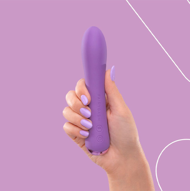 Вібратор з підігрівом FairyGasm WowGenie Violet