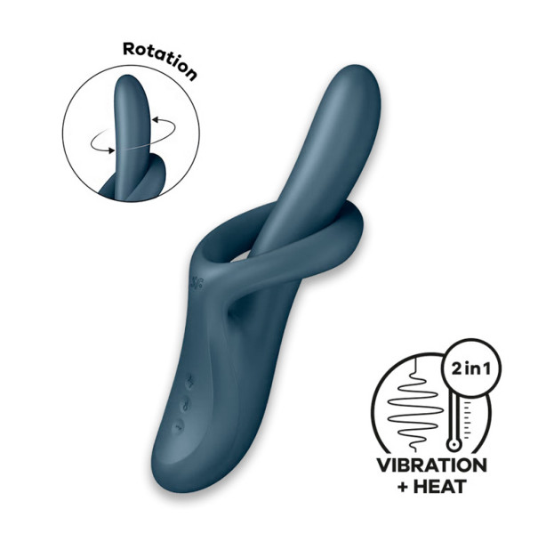 Вібратор Satisfyer Heat Flex 4 Grey