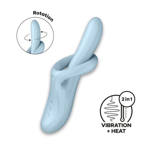 Вібратор Satisfyer Heat Flex 4 Blue