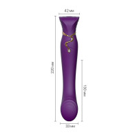 Смартвібратор Zalo Queen Twilight Purple