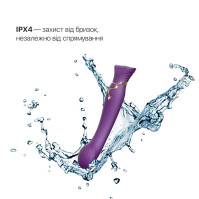 Смартвібратор Zalo Queen Twilight Purple