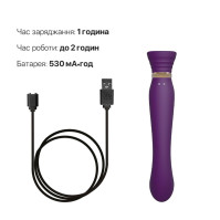 Смартвібратор Zalo Queen Twilight Purple