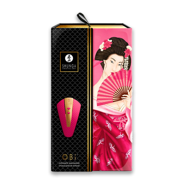 Вібратор для клітора Shunga Obi Raspberry
