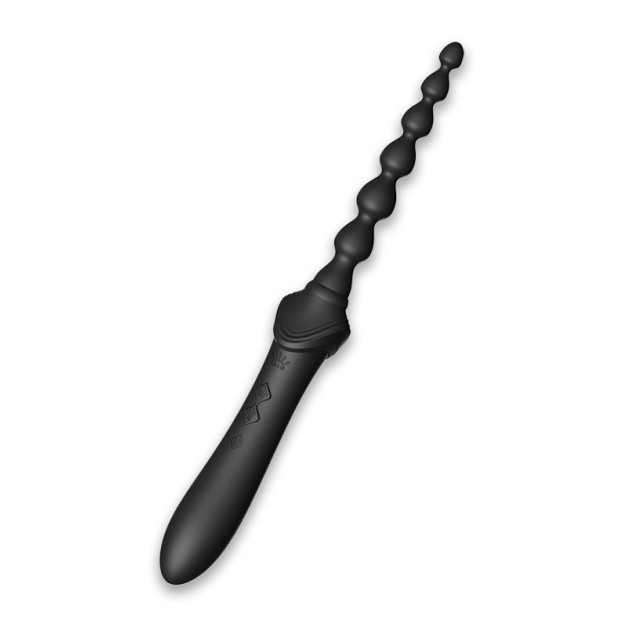 Мультифункціональний вібратор Zalo — Bess 2 Obsidian Black