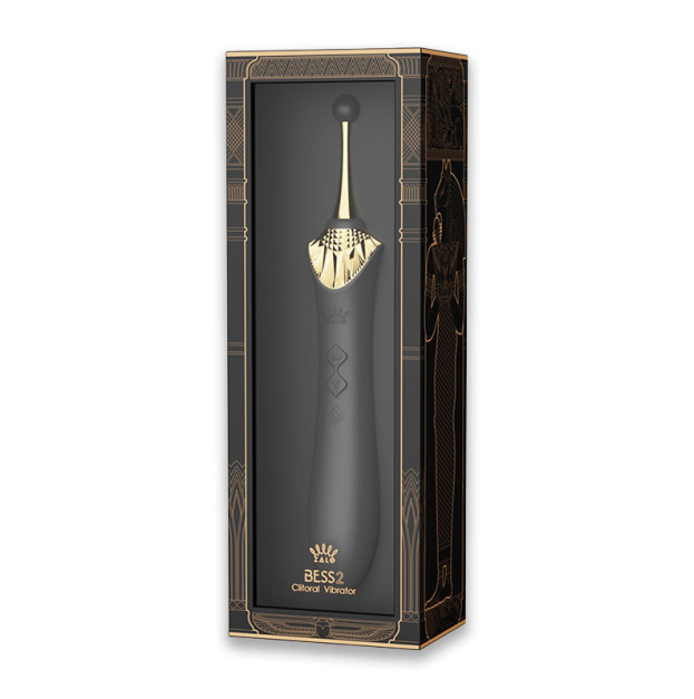 Мультифункціональний вібратор Zalo — Bess 2 Obsidian Black