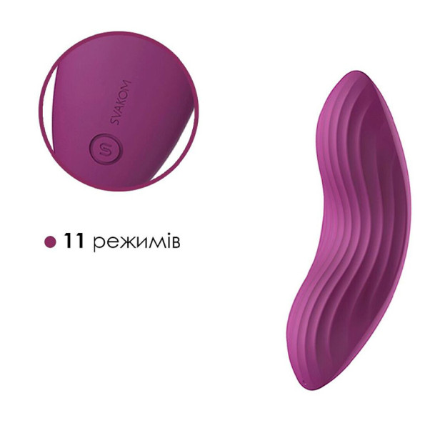 Смарт-вібратор у трусики Svakom Edeny Purple