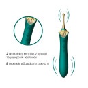 Вібратор Zalo — Bess Turquoise Green