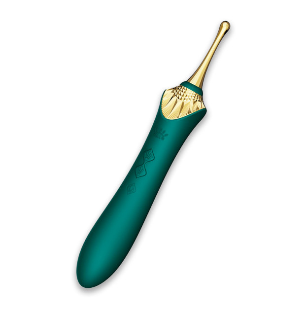 Мультифункціональний вібратор Zalo — Bess 2 Turquoise Green