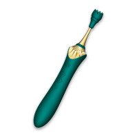 Мультифункціональний вібратор Zalo — Bess 2 Turquoise Green
