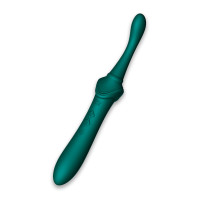 Мультифункціональний вібратор Zalo — Bess 2 Turquoise Green