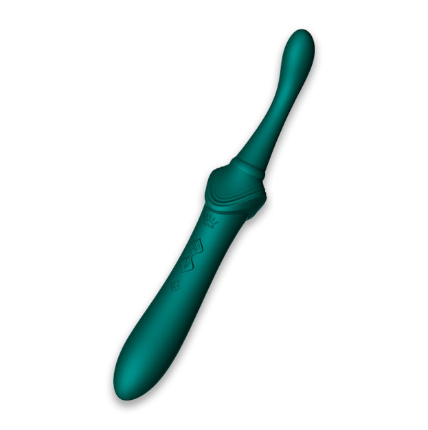 Мультифункціональний вібратор Zalo — Bess 2 Turquoise Green