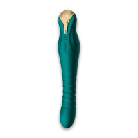 Смартвібратор-пульсатор Zalo — King Turquoise Green