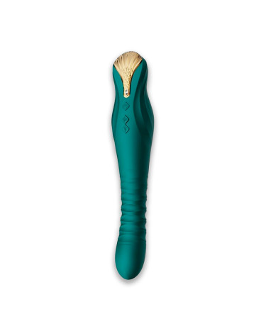 Смартвібратор-пульсатор Zalo — King Turquoise Green