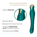 Смартвібратор-пульсатор Zalo — King Turquoise Green