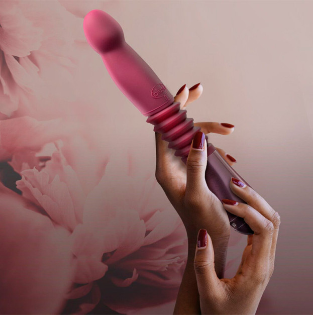Пульсатор Temptasia by Blush Lazarus Thrusting Dildo Wine Red