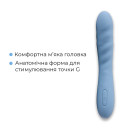Смарт-вібратор з пульсацією Svakom Ava Neo Cornflower Blue