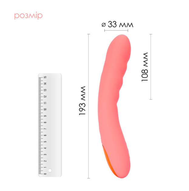 Смарт-вібратор з пульсацією Svakom Ava Neo Peach Pink