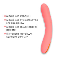Смарт-вібратор з пульсацією Svakom Ava Neo Peach Pink