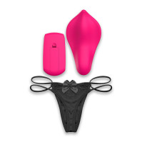 Вібратор у трусики Liebe Panty Vibe Recargable Cerise